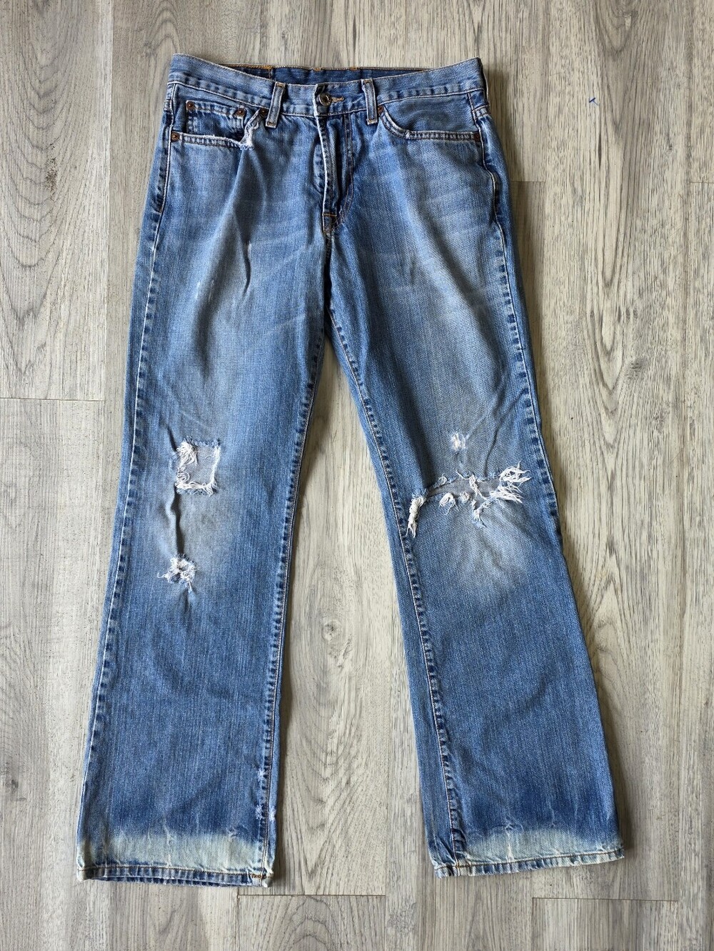 Lucky Brand Women’s 31 Distressed Holster Bootcut Jeans